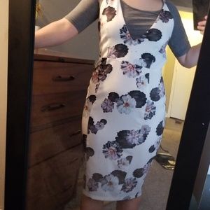 Missguided floral print dress